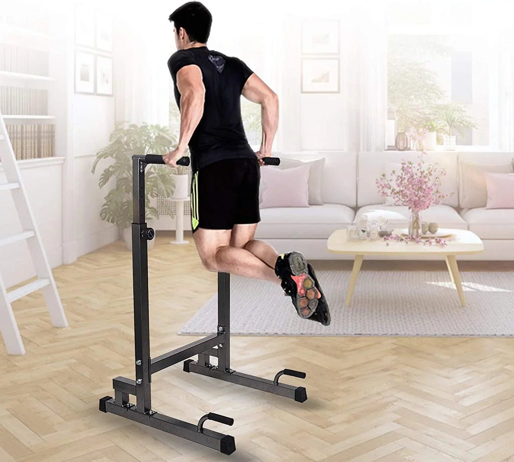 Strength Training Heavy Stand Adjustable Dip Gym Duty Station Equipment Multi-Function Tower Home Workout for Fitness Power