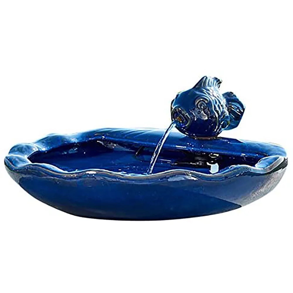 Pump Fountain Powered Filter, Koi 21372R01 Solar Smart and Solar Blue Bowl with