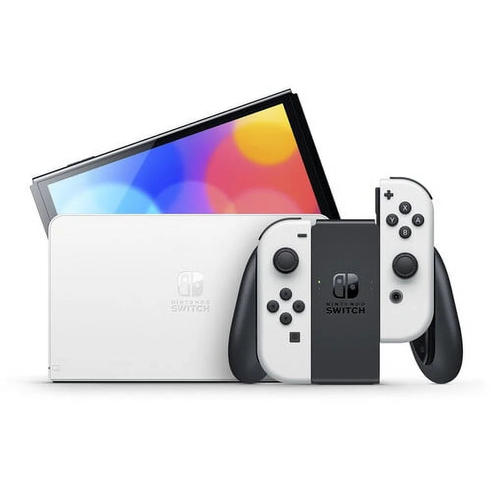 White More 128GB Nintendo OLED Switch Pokemon Card, and with Sword,
