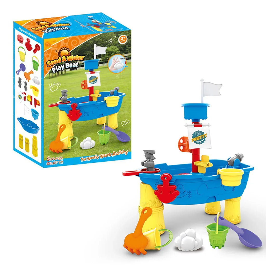 Toddlers Boys Toys liquid 21 Ship Girls 3 Table Toy Pirate Pcs Y for + Mundo Sand Beach Sandboxes