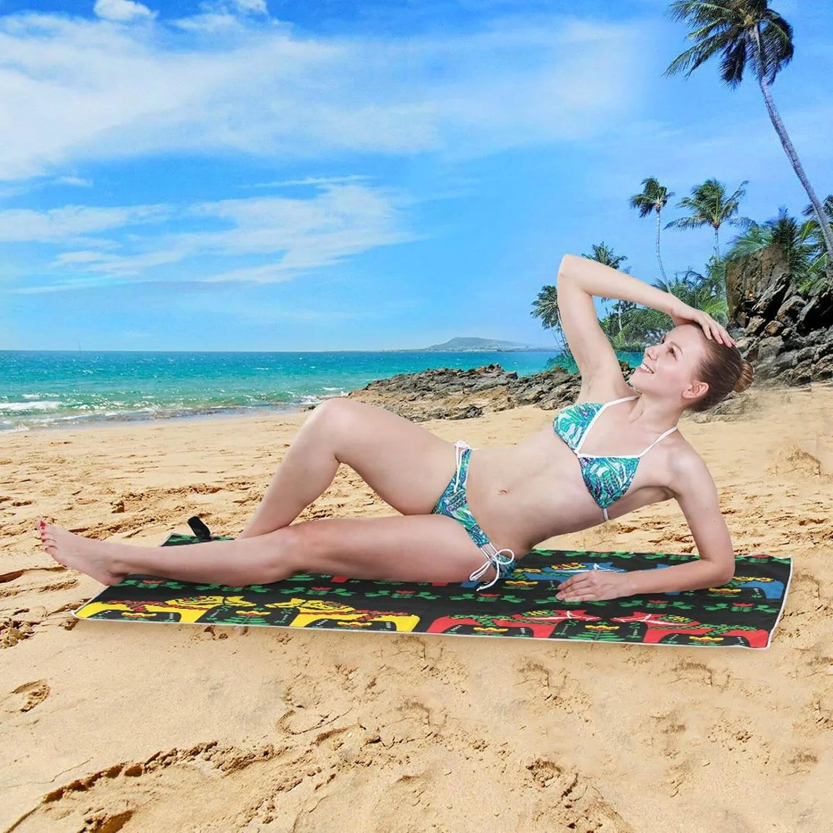 Dala Quick Compact Oversized Bestwell Towels Horse Lightweight Towel - Holiday（350） Swedish Swimming - Towel Camping Dry Travel for Super Absorbent Beach