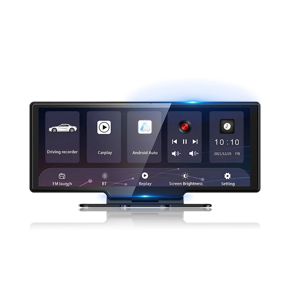 Recording, Front G-Sensing, 4K Driving WiFi, Touchscreen, Camera Auto Loop Rear DVR 10.26 Calling Inch Dash Recorder, Dash & Carplay Android for Hands-Free