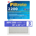 Premium (20x25x1) 3M Home Air 2200 - - Pollutants Filters FILTERS Filters 3 Series Allergen Filtrete *EN &