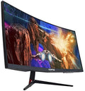to 2560x1080 Black Build-in DisplayPort Sceptre up Monitor Metal Wide Gaming Curved Ultra Speakers, HDMI (C305B-200UN1) 30-inch 200Hz Slim 21:9 Ultra