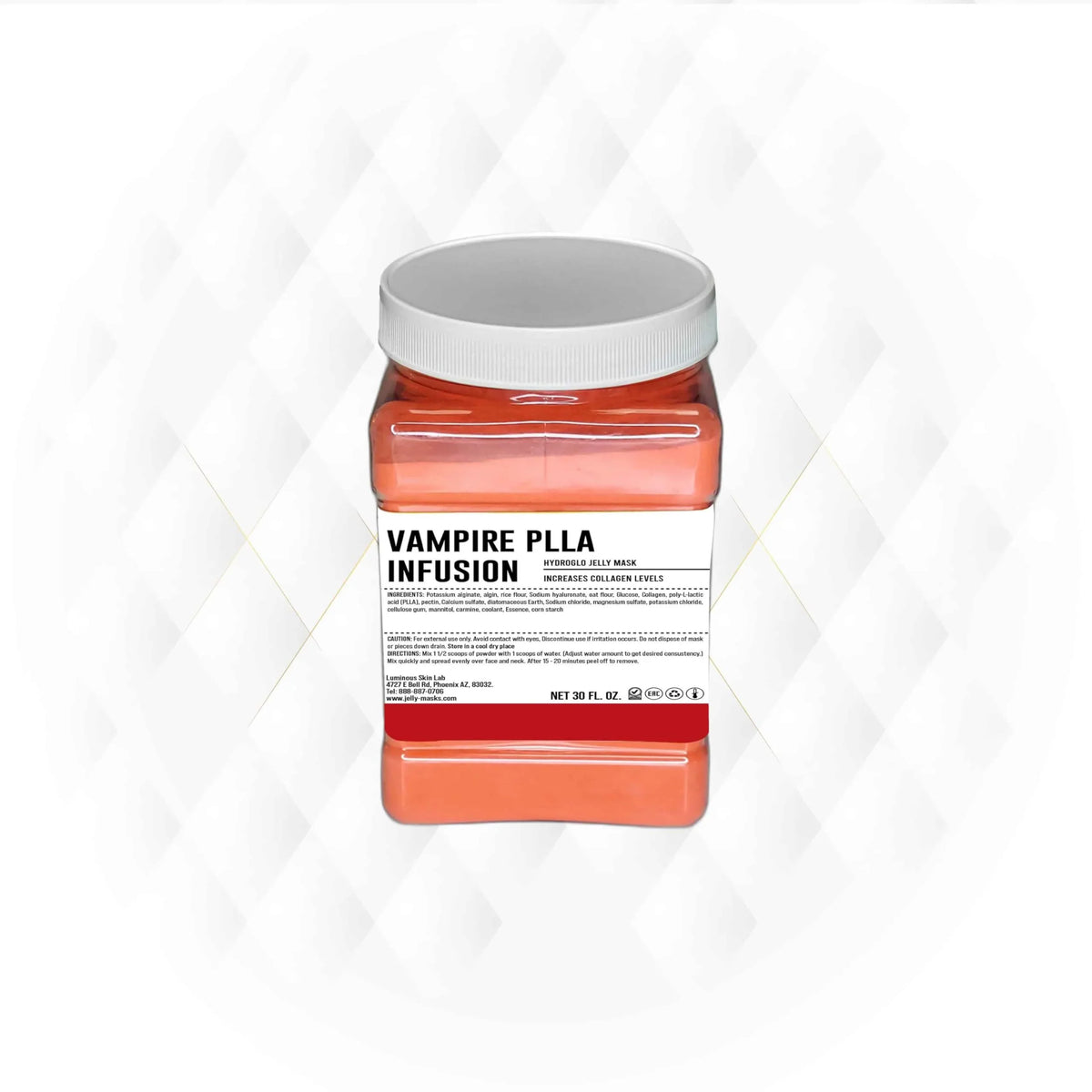 fl Facial Dark Peel Mask, Pack Professional All Reducing - Infusion Spot Jelly Mask | Facials Anti-Aging, Skin for PLLA Skin & - Treatment off Luminous Lab oz Skin Types Suitable Vampire 30 Natural
