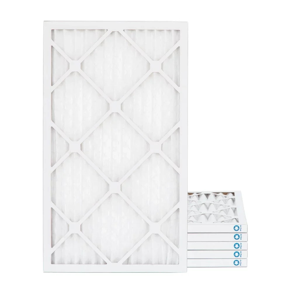 MERV 11 16X24X1 Pleated 6 Pack. Furnace in AC Made Filters. USA Air