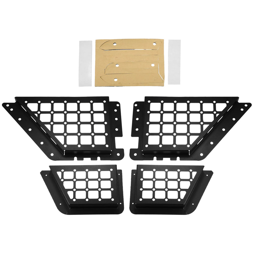 Unique for Net Bargains Door Rear 2021 Organizer Black Tray Pocket Metal Box Storage 1Set Bronco
