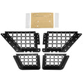 Unique for Net Bargains Door Rear 2021 Organizer Black Tray Pocket Metal Box Storage 1Set Bronco