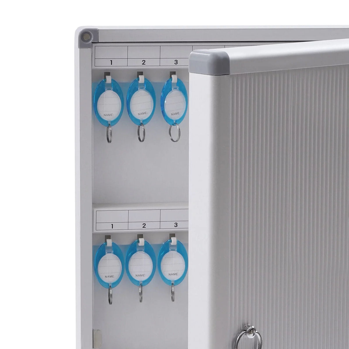 Safe 96 Key Storage Cabinet Box Organizer Silver Key Mount Box Lock Cabinet Wall