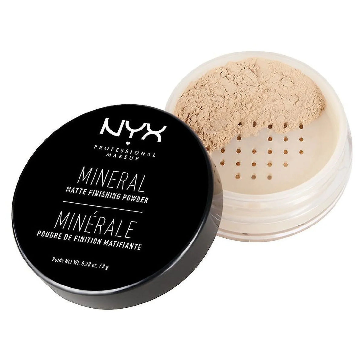 oz Powder, 0.28 Professional Makeup Finishing Light/Medium Mineral NYX