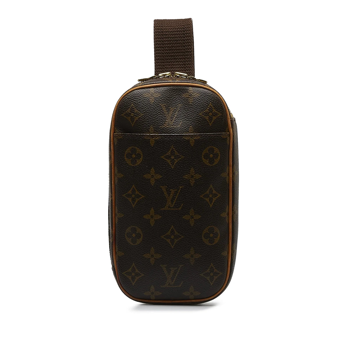 Pochette Crossbody Pre-Owned Bag Brown (Good) Authenticated Unisex Gange Monogram Canvas