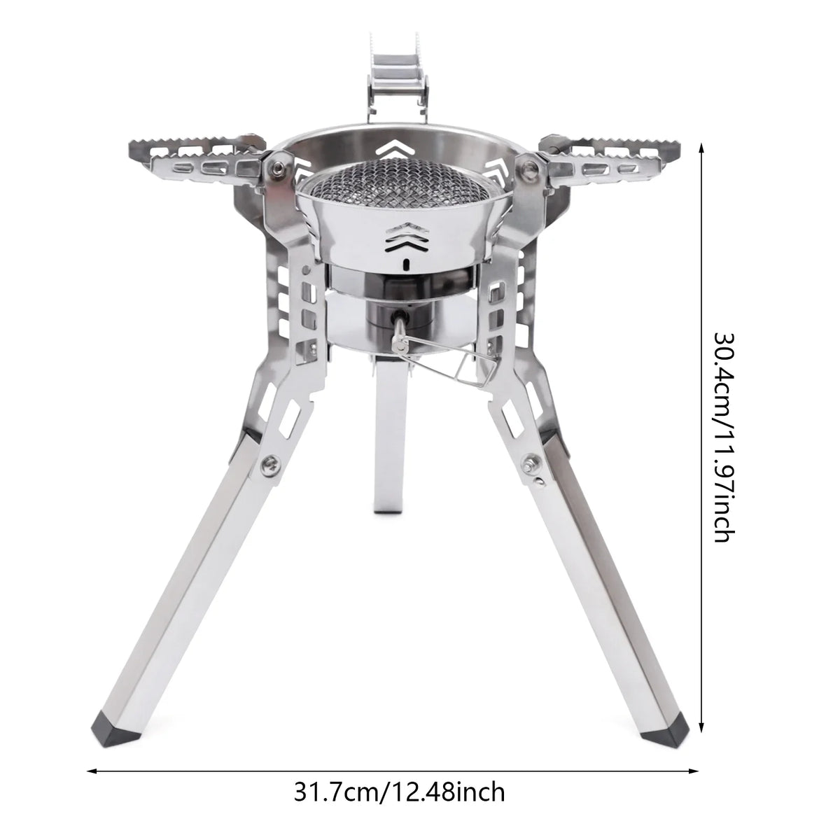 for Hiking Piezo Stove Ignition exterior Small with Camping Barbecue Portable Travel Backpack Burner Stoves Cooking Miumaeov Camping