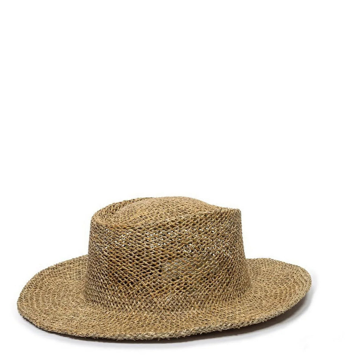 Hat-Natural Cap exterior Straw STW-100 Gambler