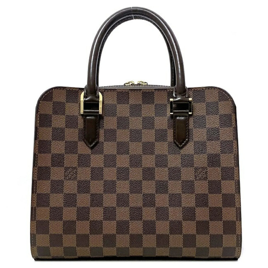 (Good) Square Triana Pre-Owned Ebene Type N51155 Damier Handbag Ladies Brown