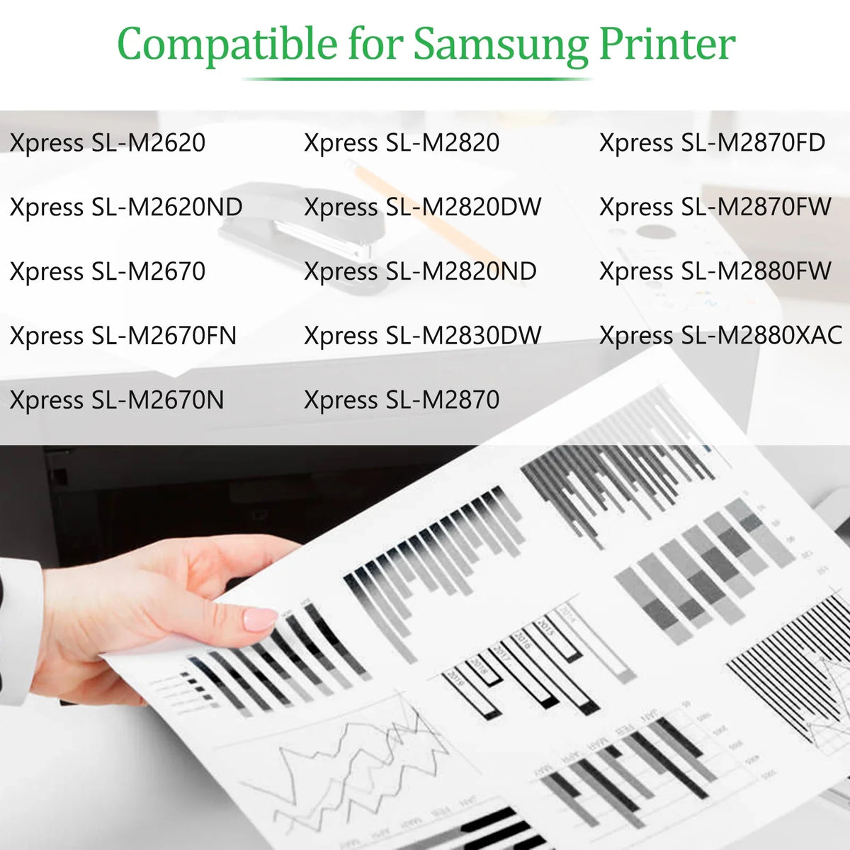 Toner for Black D115L Pack M2670 M2870 SL-M2880FW Printer Cartridge 4 M2820 MLT-D115L GREENCYCLE Compatible Laser SL-M2870FW Replacement SL-M2820DW Xpress