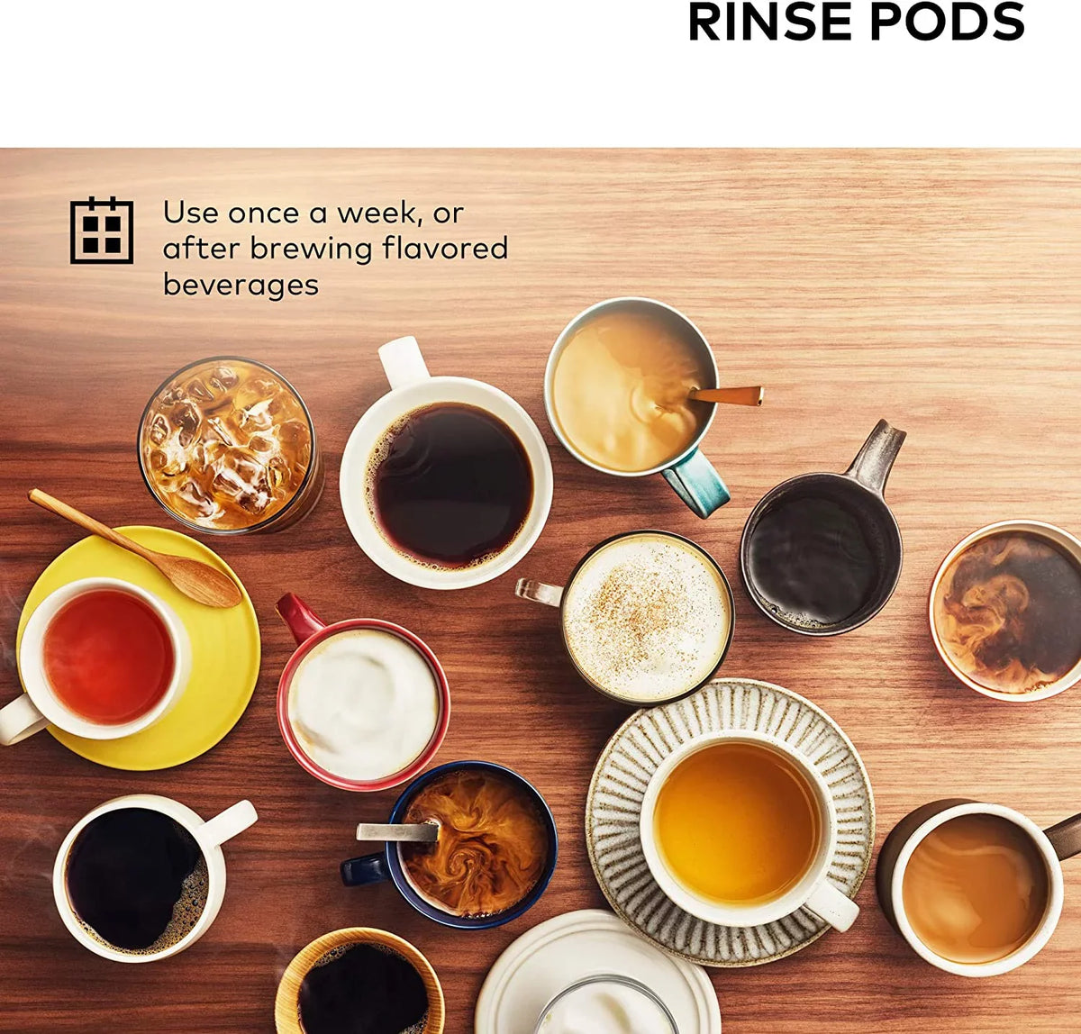 Classic/1.0 6) 2.0 Rinse Over, Keurig Compatible of Reduces & Carry Count 10 Pods, with Coffee (Pack Keurig K-Cup Flavor Makers, Pod