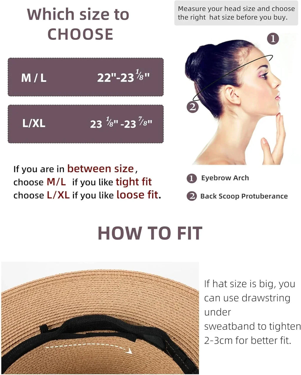 Sun Mens Hat Brim Panama Straw Hat Beach Straw Fedora Summer Women for Hat Wide Womens UPF