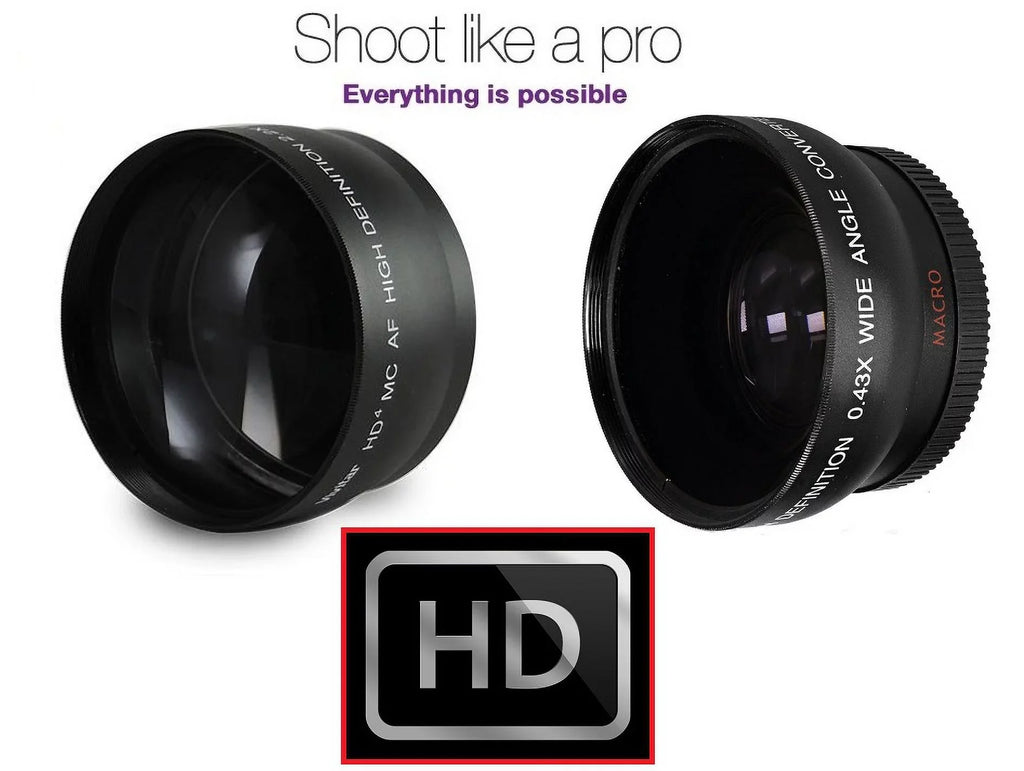 SET NEX & HD C3 Compatible) ANGLE NEX-C3 (49mm WIDE FOR TELEPHOTO LENS NEXC3