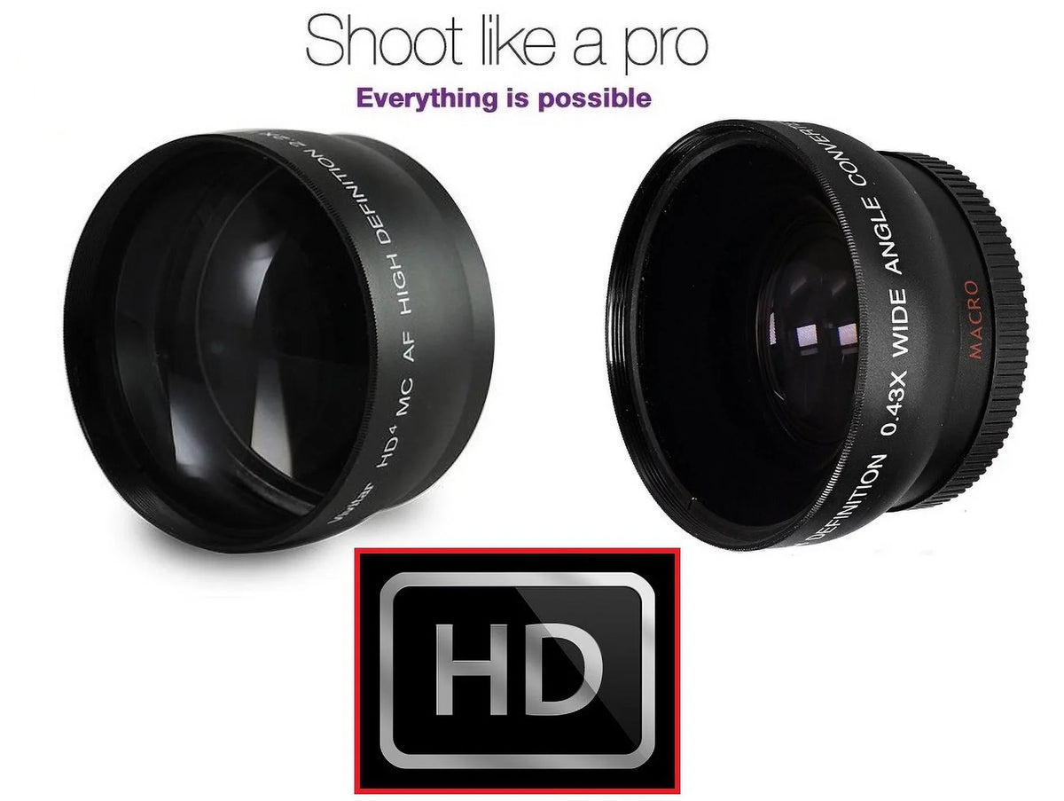 SET NEX & HD C3 Compatible) ANGLE NEX-C3 (49mm WIDE FOR TELEPHOTO LENS NEXC3