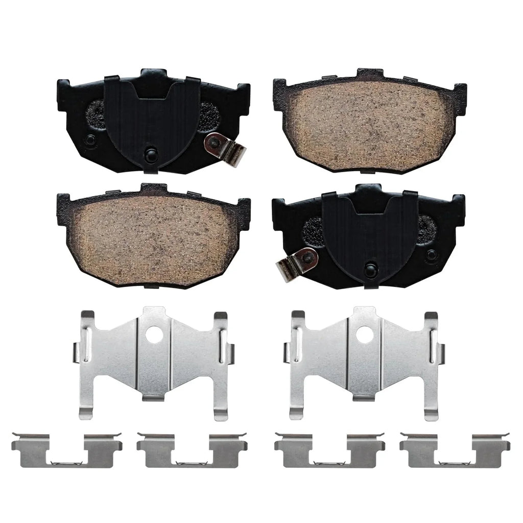 Brakes Kit Ceramic for Brake Pads Spectra5 2007 4-Wheel Spectra, Kia - Kia 2006 Disc Rear 2008 and Brake 2005-2009 2004-2009 Disc Rotors Detroit Axle Replacement