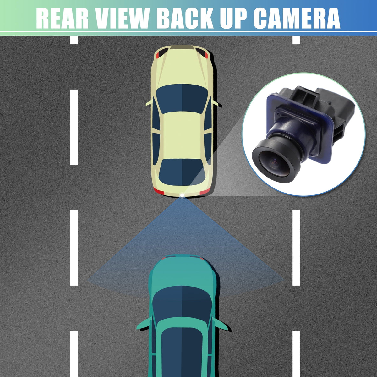 BL3Z-19G490-B Rear for Mustang for View 2011-2014 Car Camera Camera F-150 Reverse Backup for Parking Up Back