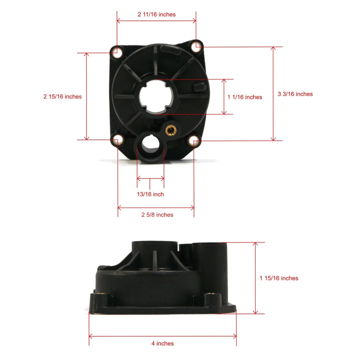Housing J60TTLECM 1998 Outboard Johnson liquid ROP | 60HP For Pump Shop The Kit Impeller, Repair