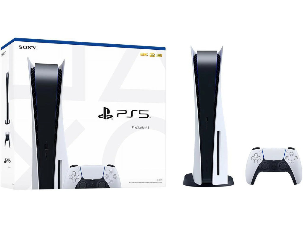 PlayStation_PS5 with (Disc TEC Extra Charging Console One Version) Gaming Station Controller Dual Plus Bundle