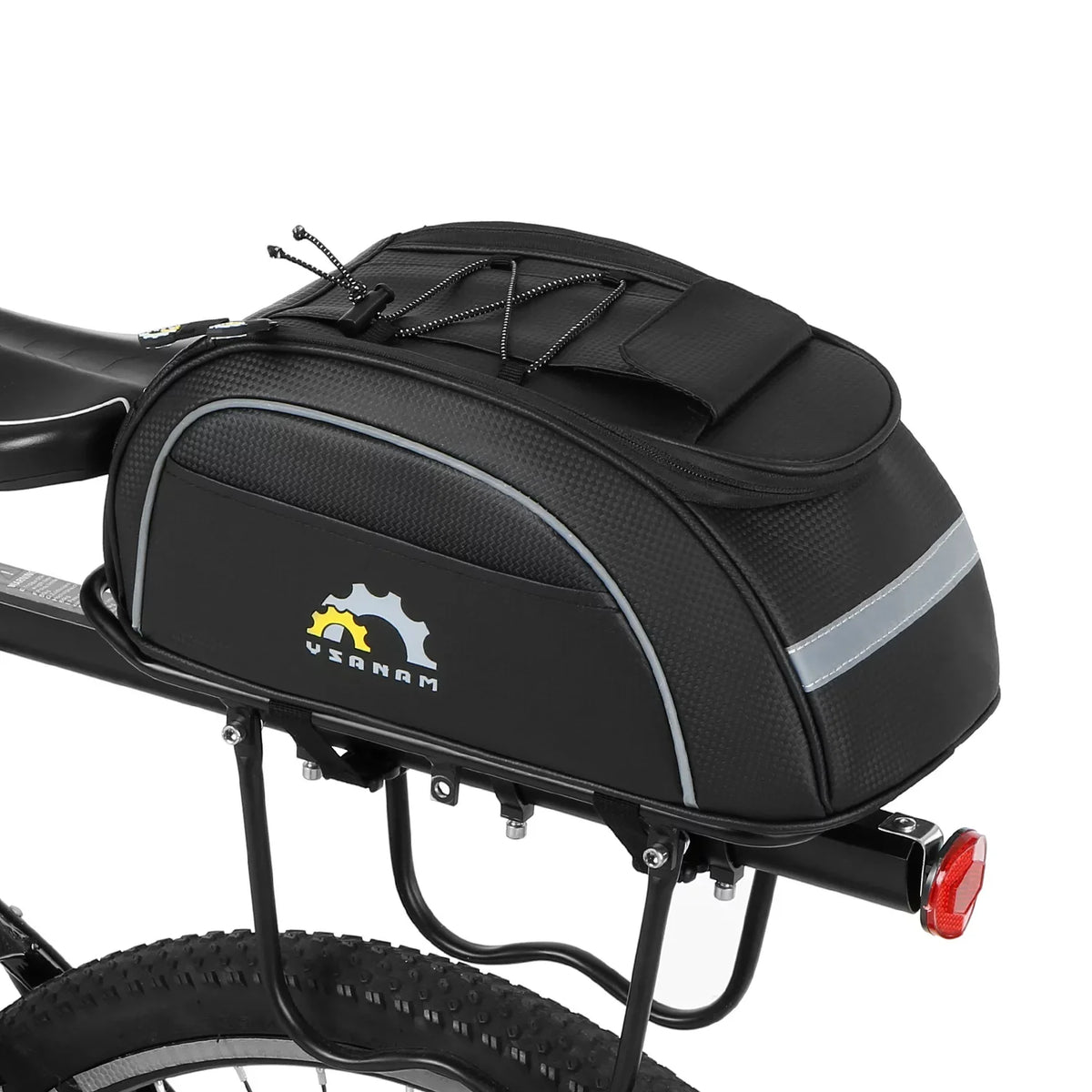 Waterproof MTB Insulated Carrier Bag Pannier Bag Bike Bag Trunk Rear Rack Cooler Bag Cycling Storage Luggage