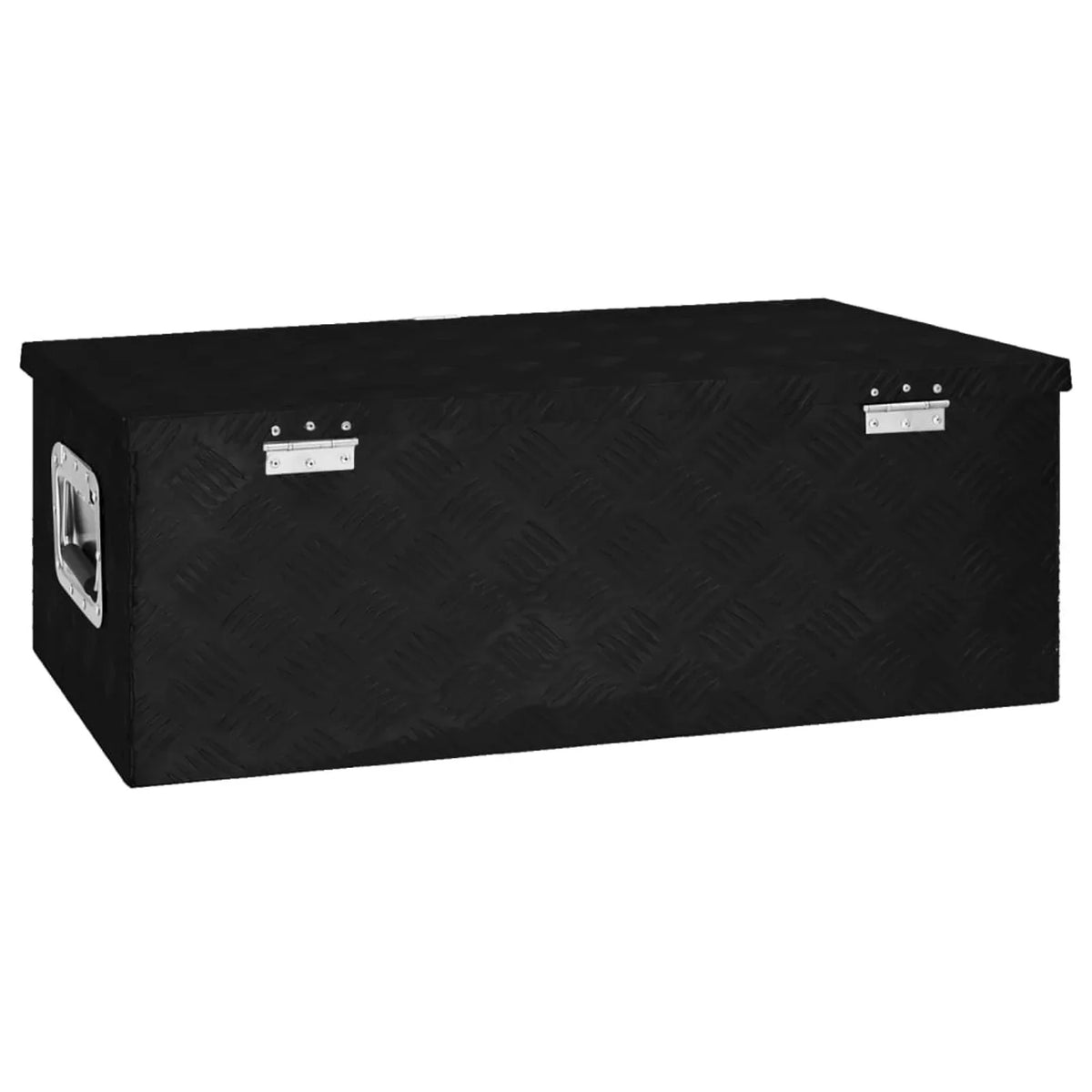 Organizer Case Garage, W Black H) Storage x x Camping Dcenta 11.8 Vehicle, Tool Trip 31.5 Underbody Inches Toolbox 15.4 Box Box for Trailer x (L Lockable Aluminum x Truck