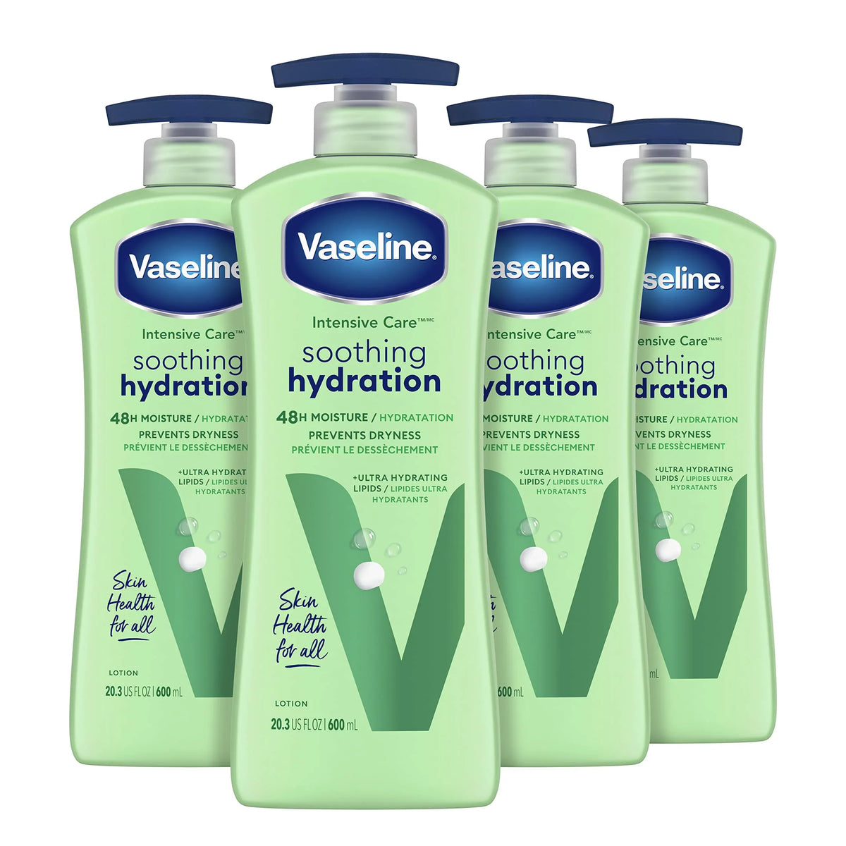 Ultra-Hydrating Care Aloe For Body Oz. 4 + Dry Ct With Intensive Vera Extract 1% Vaseline Skin 20.3 Aloe Lipids Lotion Hydration Soothing