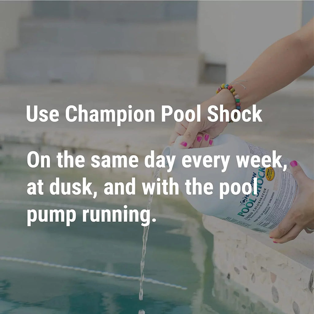 Chlorine Shock - Hypochlorite 12.5% Sodium Liquid Gallons) 1 Pool (Case -