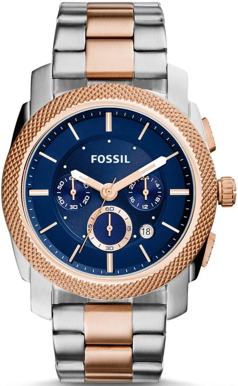 Gold Rose Fossil FS5037 Watch Stainless-Steel Quartz Men's