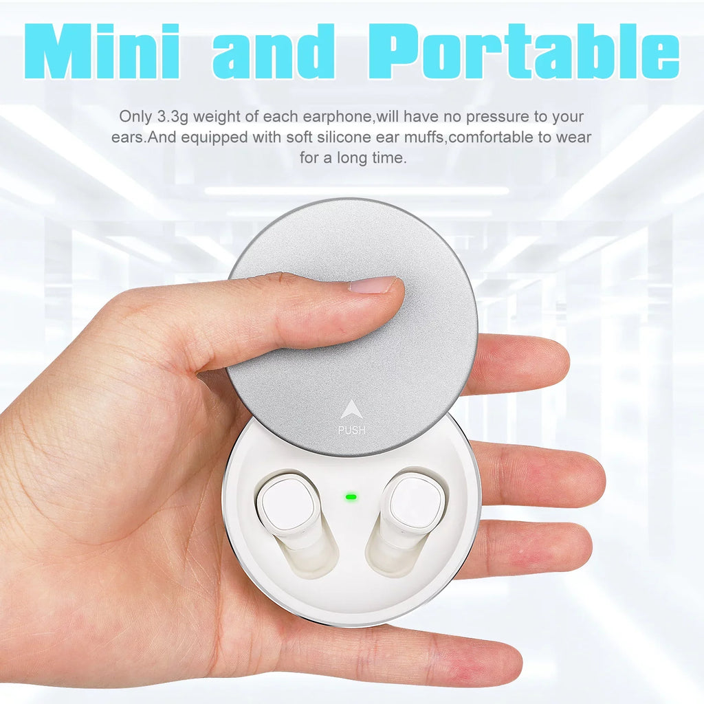 Touch X7 Sports True Earbuds Mic Headphones with IPX5 Earbuds Waterproof Wireless For in-Ear UrbanX Deep Wireless L1 Built-in Xperia Mic Earphones Bluetooth Control 5.0 Bass
