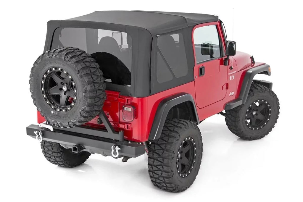 YJ Black Jeep Top Replacement Country Rough for 87-95 Soft