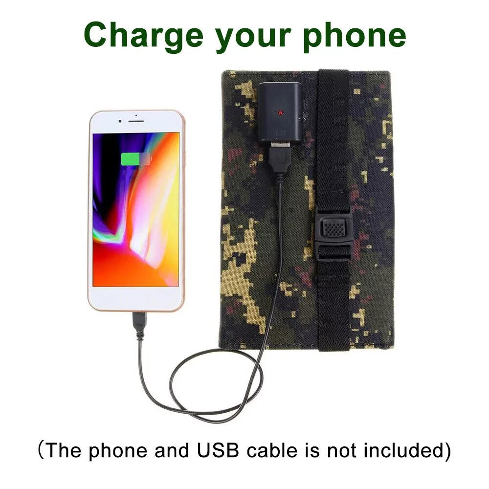 USB Rechargeable Camping Battery Foldable 80W grade Phone Charger exterior Hiking Portable Solar High Panel