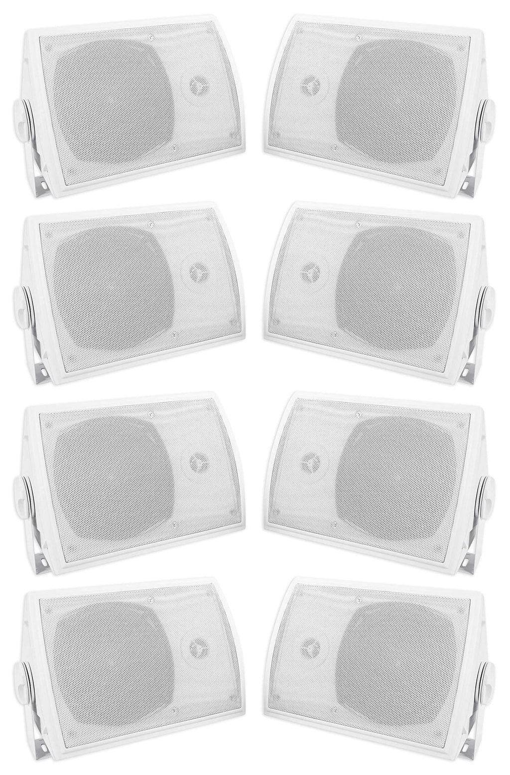 Home Rockville 5.25" (8) Brackets exterior/Indoor Theater HP5S-8 Speakers+Swivel