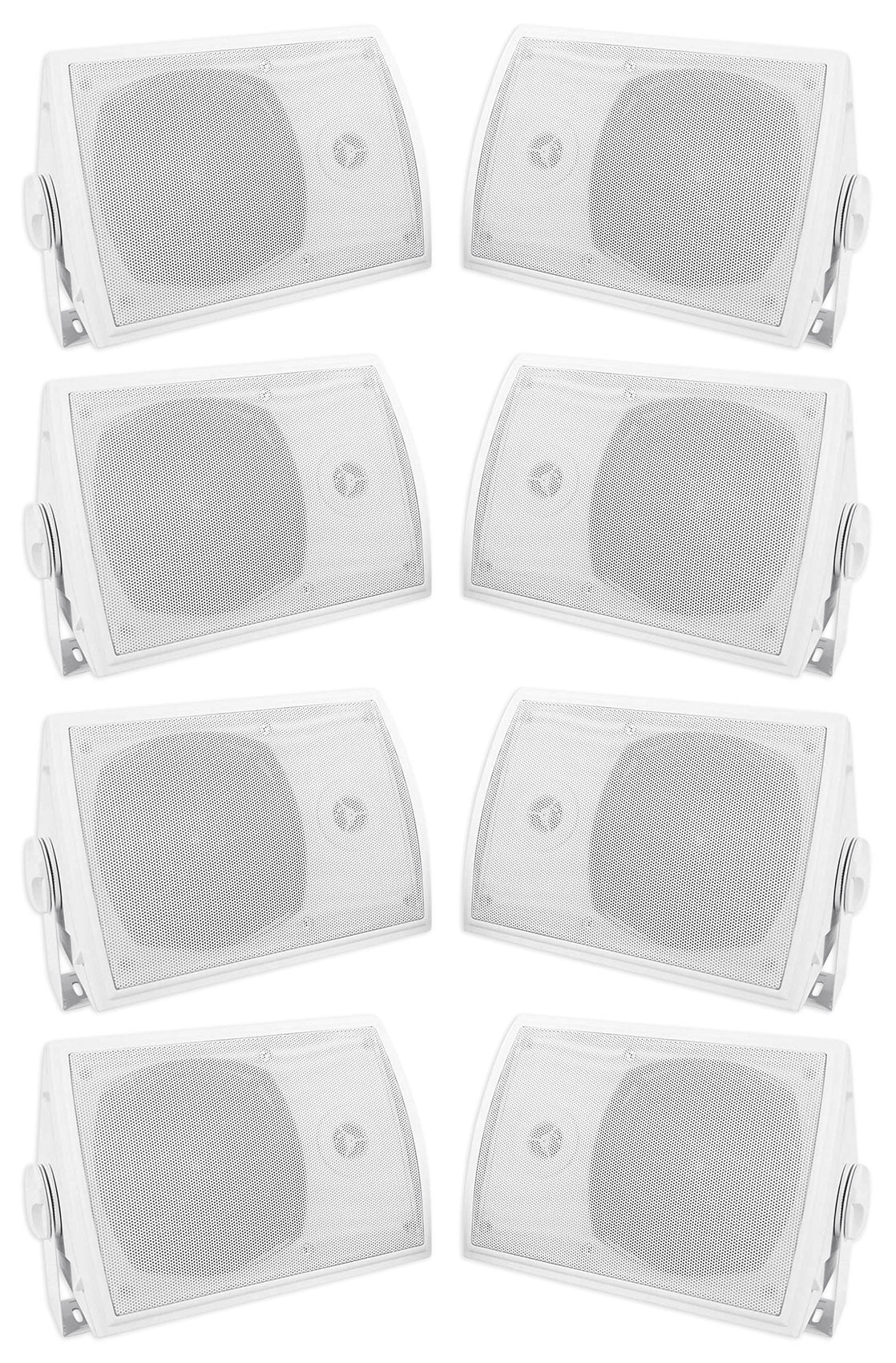 Home Rockville 5.25" (8) Brackets exterior/Indoor Theater HP5S-8 Speakers+Swivel