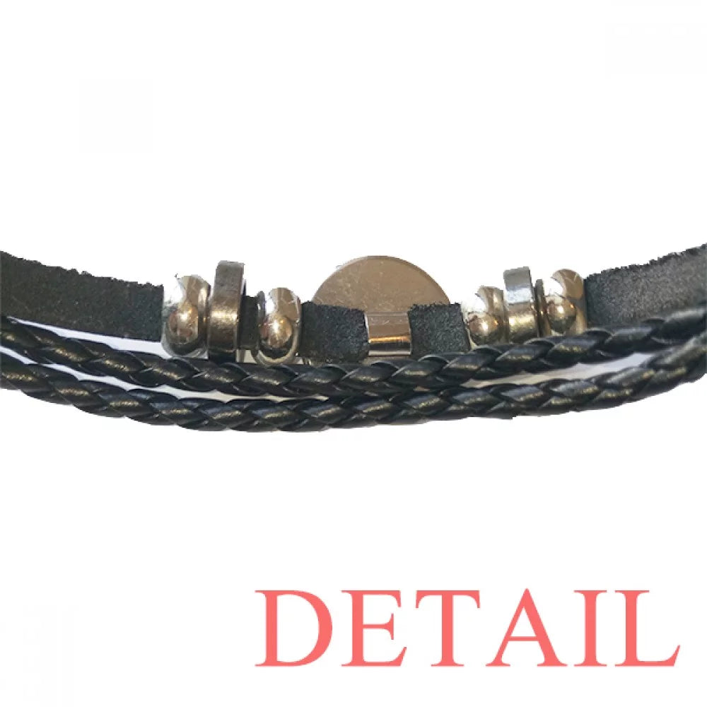 Rope Tourist Spots Culture Bracelet Leather Mexico Famous Wristband Woven Graffiti Flag Braided