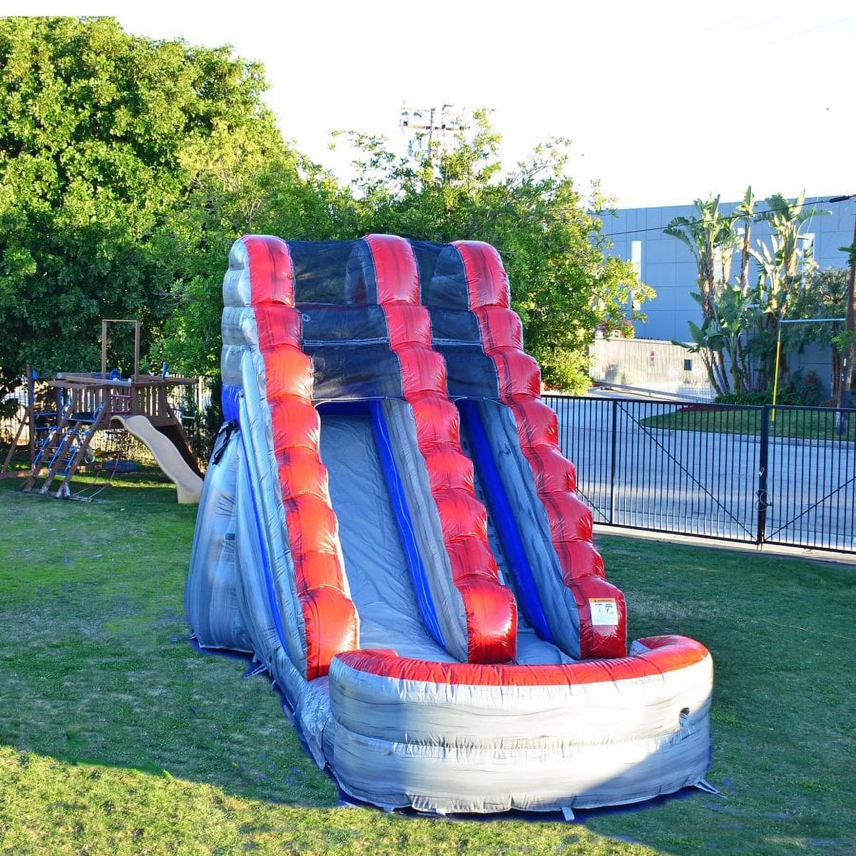Blower, Pool Kids 28-Foot | x Titanium Inflatable 15-Foot Splash and liquid Long Slide Bag for x Grade Tall Wide Adults Storage | and Stakes | Includes JumpOrange 13-Foot with Commercial
