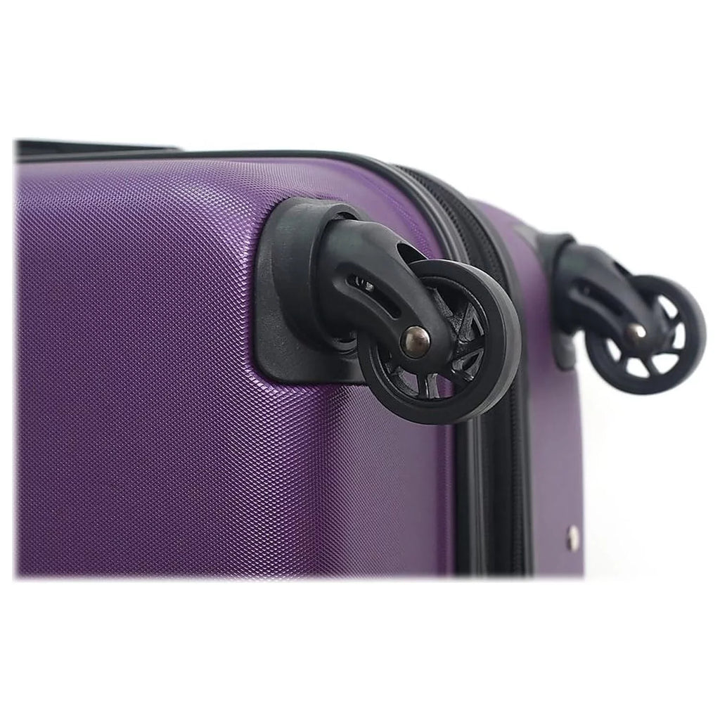 RODEZ Carry-On Luggage Purple Plastic DUKAP (DKROD00S-PUR)