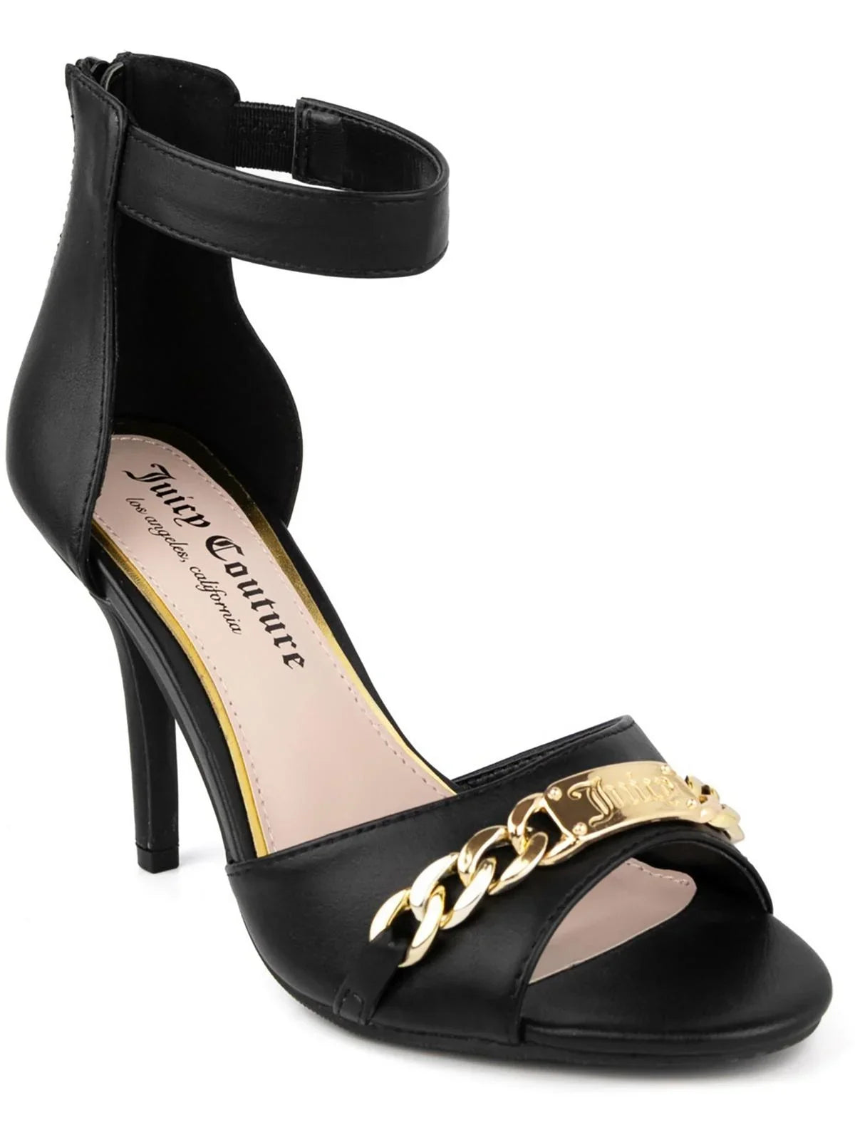 Pumps Juicy MAIA Leather Faux Couture Womens Ankle Strap