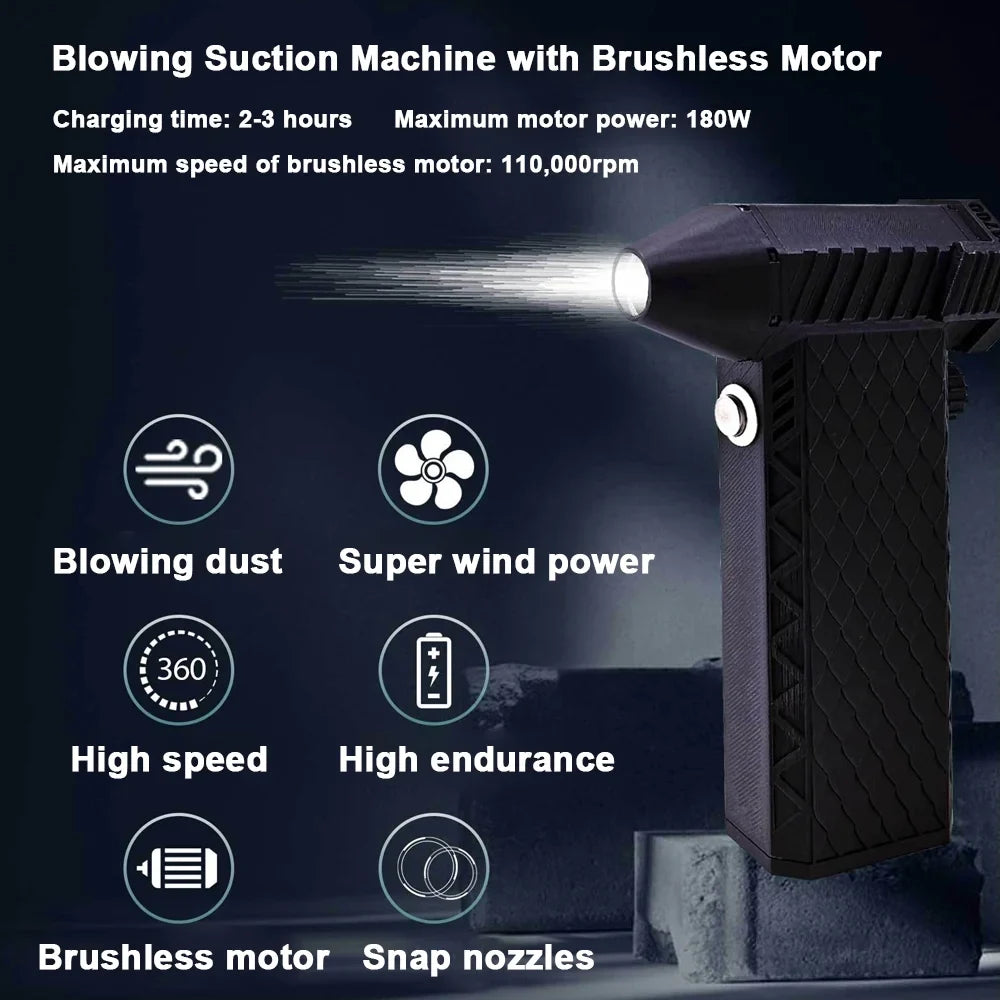 Turbofan Owsoo Htovila HandheldBlower Air Tool Compressed Fan Jet Nebublu Pristin 180w Type-c Fan Motor 110 180w Blower 000rpm Turbofan Fan,Compressed Fan Air 000rpm Tool 110 Blower