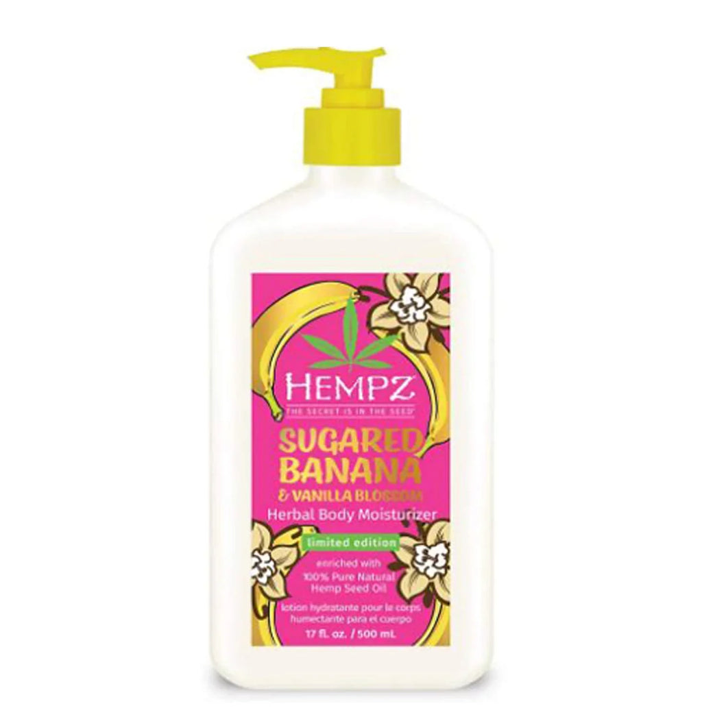 And & (17 Vanilla Soothe Blossom Moisturizer! 100% With Vegan Hemp Infused Protects 17 Body Shea Butter oz) Herbal Seed, Butter Hydrates, Oz! Body Skin! Pure Natural Banana Sugared And Vitamins!