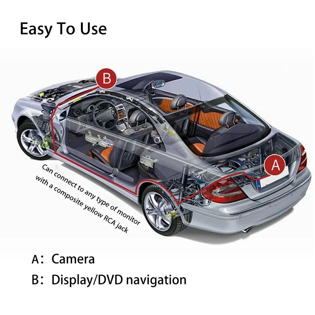 Camera Reverse Vision Auto Camera Universal Car View Backup Night Rear Parking