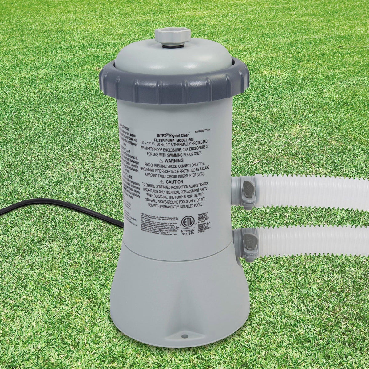 12 30 Intex x Pool Inches 530 Cartridge Filter Pump with GPH Pool Intex Foot