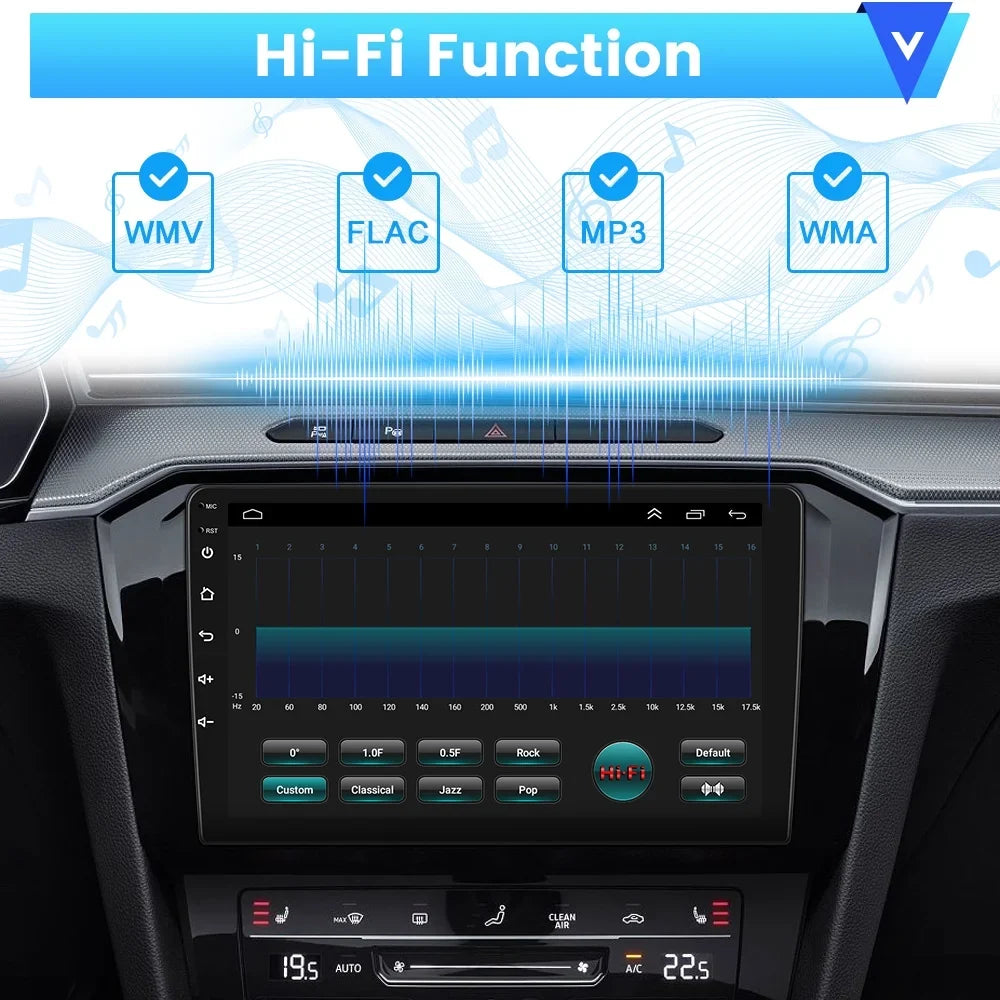 Stereo Camera Backup WIFI Android Hifi, Auto 13 Touchscreen Podofo Tribu FM Escape/ Wireless Kuga/Mazda Radio Carplay Car Android 2007-2012 2+64G AHD Bluetooth Mirror GPS 9'' for Link