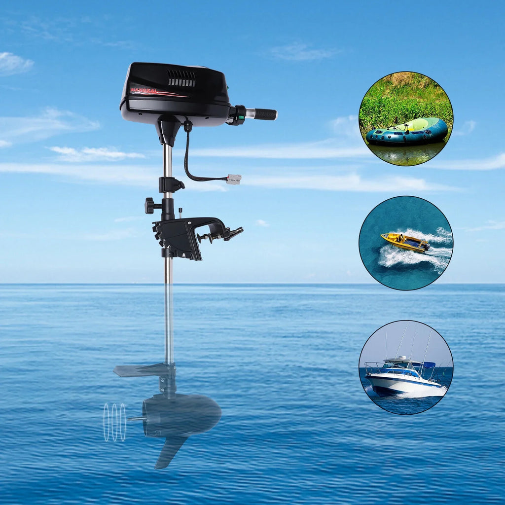 Fishing Trolling Motor Heavy 3000 ZhdnBhnos Motor Electric 2.2KW 60V Tiller 10HP Control Duty R/Min Brushless Boat Outboard Engine