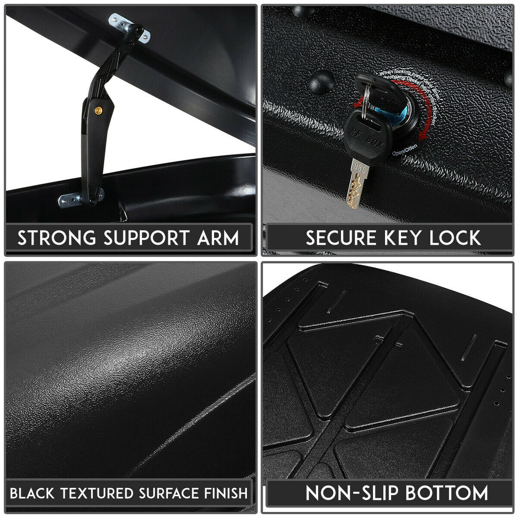 Lock Box Cargo Storage Top Teledu Vehicle with Car Roof Mount Carrier Travel Waterproof