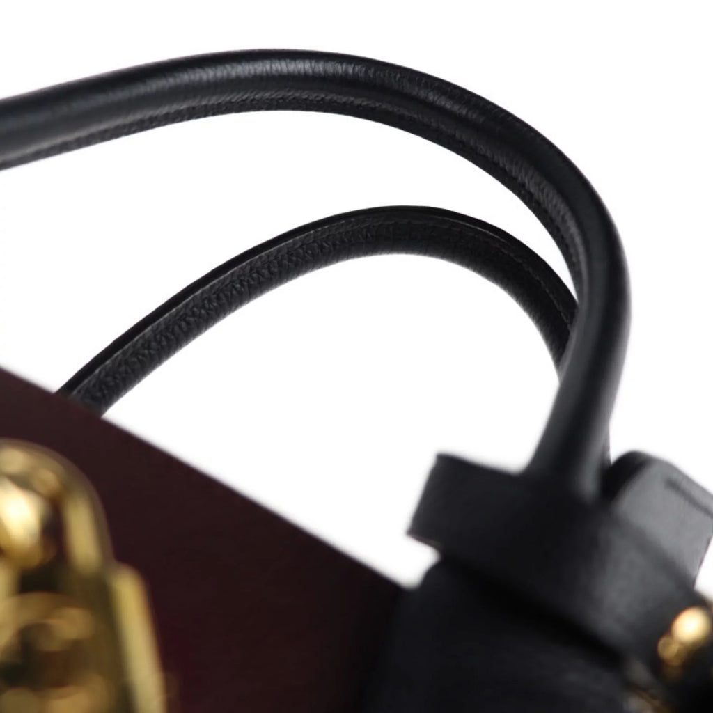 (Good) Noir Tote Steamer MM M54260 2WAY Bag Shoulder Marine Raisin Handbag Leather Pre-Owned City