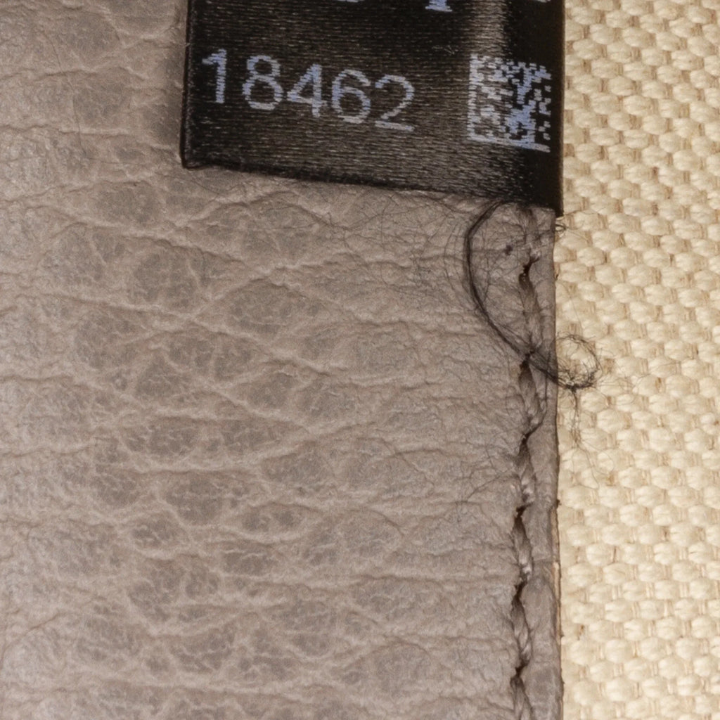 Authenticated Unisex Shoulder Calf Pre-Owned Gray Bag Dionysus Small Leather (Good)